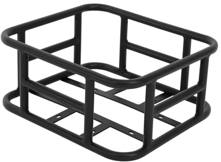 Panier de vélo arrière amovible, facile à installer, pour la plupart des vélos et vélos électriques, 34,3 x 30,5 x 15 cm