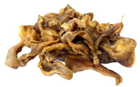 Maltbys' Stores 1kg Doggy Pork Scratchings (Pigs' Ear Strips Pieces) 100% Natural Dog Treat Chew [LOD3]
