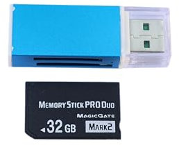 32GB Memory Stick PRO Duo Mark2 High - Capacity, High - Speed Storage 2.0 Memory Card Reader Kit Multi-Card Plug-and-Play Data Transfer