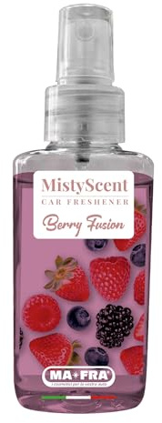 Mafra - MistyScent Spray Berry Fusion, Storlek 100ml, Bilspray Parfymör, Intensiv och överraskande Gourmand Doft