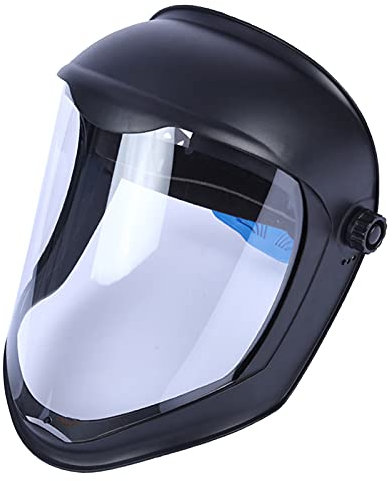 Sharplace Ecran Facial, Visière Housse de Anti-buée Meulage de Sécurité, Protège Contre Chutes, Masque Double Bandeau
