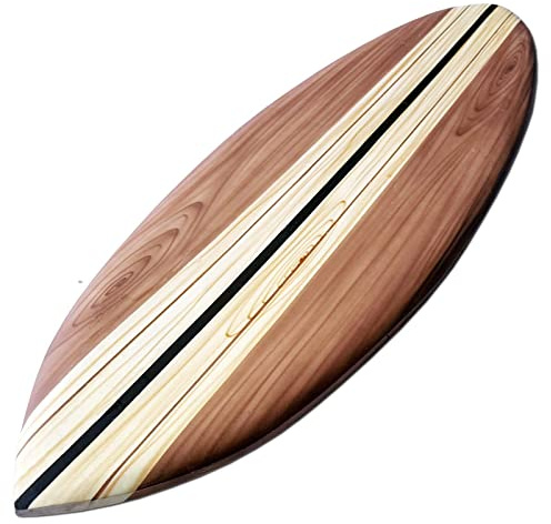 Seestern Sportswear Deko 1864 Planche de surf décorative en bois 80 cm de long Design aérographe Surf Surf