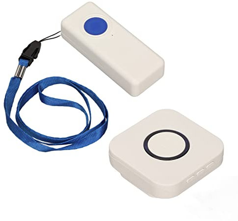 Caregiver Pager Wireless Remote Nurse Alert Systems für Senioren, IP55 wasserdichte Notrufklingel und Caregiver Pager Kit