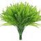 TUAKIMCE 8 PCS Artificial Plants Fake Outdoor UV Resistant Plastic Greenery Bushes Shrubs Faux Fern Plants Fake Boston for Home Garden Patio Indoor Outdoor Decoration