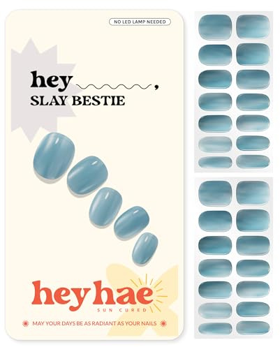 Heyhae Semi Cured Gel Nail Strips - Hey, Slay Bestie