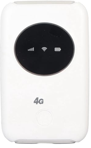 4G LTE USB-WLAN-Modem, 300 Mbit/s, Entsperrt, 4G-Micro-SIM-Kartensteckplatz, Integrierter 3200-mAh-tragbarer WLAN-Router, Weiß