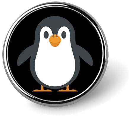 Pin novedoso de pingüino, broche de solapa, insignia, corbata, joyería, decoración para sombreros, chaquetas, camisas