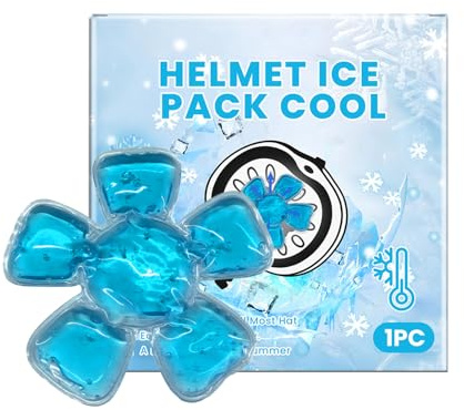 Ice Hats Migraines, Headache Pack, Helmet Soothing Comfort Pad, Reusable Soft Cooling Wrap, Freezer Cold, for Tension, Swelling, Postpartum Cramps, Sports Recovery