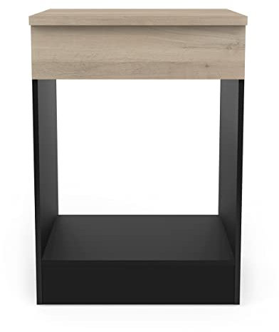 Demeyere 104284 Mobile Basso Four, Legno ingegnerizzato, Kronberg/Nero Opaco, L 60 x P 60 x H 85 cm