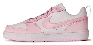 Nike Young Athletes Shoe Court Borough Low Recraft (GS), White/Pink Foam, DV5456-105, 40 EU (7Y US)