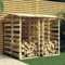 Festnight Pergola Holz 4 STK Holzstapelhilfe Unterstand Garten Pergola mit Dach Terrassenüberdachung Holz Holzunterstand Kaminholzregal Aussen 100x90x200 cm Imprägniertes Kiefernholz
