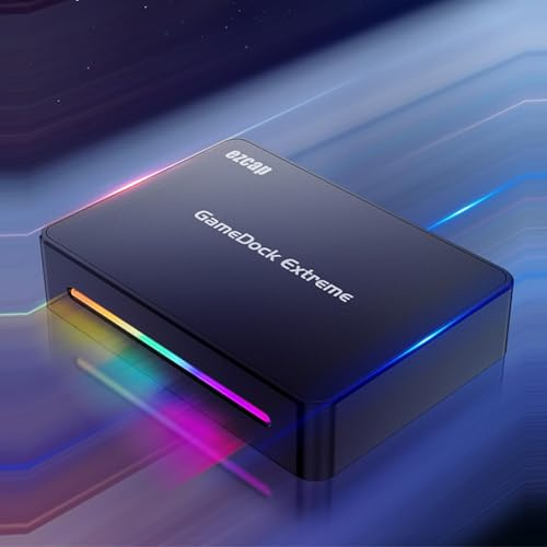 Game Capture Card, HDMI to USB 3.0, 4K 60FPS and 1080p 240FPS Video Recording Device, Compatible with Windows, Mac, and Linux, Ideal for Streaming, Gaming, and Video Conferencing