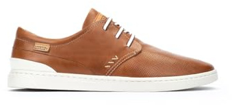 Pikolinos Zapatos Cordones en Cuero Alicante para Caballero Color Brandy