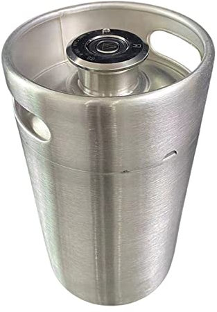 Heimbrau-Sets bierbrauset Min. Edelstahl-Bierfass mit Typ Speer, 5 l und 8 l Fassungsvermögen(5L)