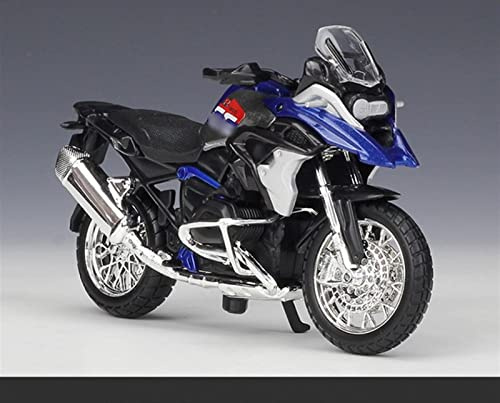 1:18 para BMW R1200GS 2017 Metal Diecast Escala Modelo Motocicleta Kit Exhibición Colecciones Regalo Juguete
