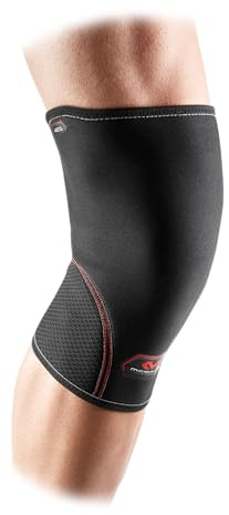 McDavid Knee Compression Sleeves. Lightweight Neoprene Support, Men/Women, for Left & Right Knee, Fits Men & Women, Includes 1 Sleeve, Black