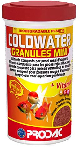 PRODAC COLDWATER GRANULES MINI GR 45/100 ml pesci rossi