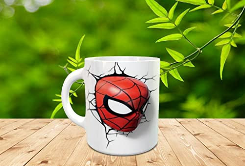 Genérico Taza de regalo diseño hombre araña