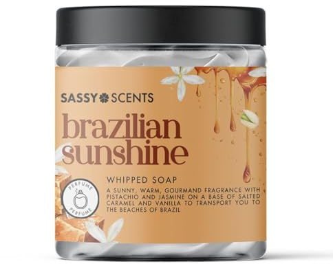 Sassy Scents Brazilian Sunshine Whipped Soap | Cleansing + Nourishing | Gentle For All Skin Types | 115g