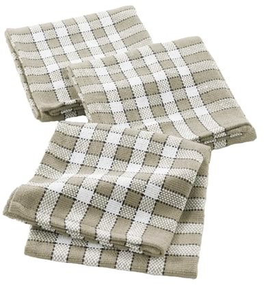 Douceur d'Intérieur traditio - 3 paños de Mesa (45 x 45 cm) Lino, algodón Tejido