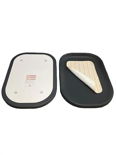 Baby Wickelauflage weich INKL. Topper Wasserabweisend 50 x70 cm, Schadstofffrei, leicht Abwaschbar, Hygienisch, Wickelmulde bis 25 kg, Pflegeleicht Farbe Anthracite