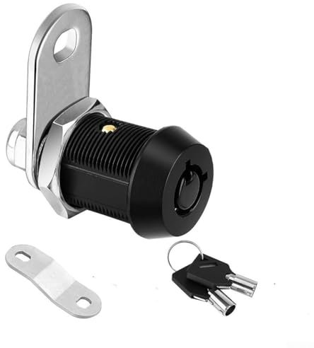 Reliable 17mm Tubular Locking System for Mailboxes and Cabinets with Dual Key Access