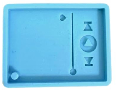 Moule en résine époxy brillante pour artisanat porte-clés en résine UV pour lecteur de musique en silicone