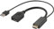 Renkforce RF-4777274 HDMI/DisplayPort Adapterkabel [1x HDMI-Stecker, USB 2.0 Stecker A - 1x DisplayPort Buchse] Schwa