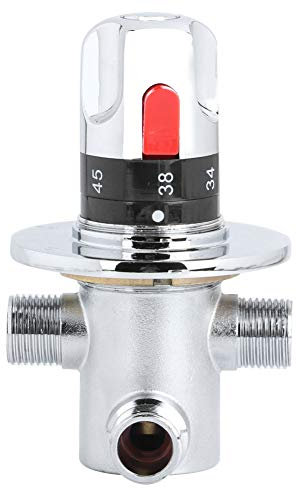 Mitigeur Thermostatique Vanne D'eau Universelle Vanne De Douche Thermostatique Vanne Thermostatique Réglable Pour les Chauffe-eau De Salles De Bains à Domicile Vanne de mélange d'eau