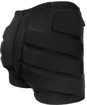 Pantalones Cortos Protectores para Adultos, Patinaje de Velocidad sobre Hielo y Ruedas, Patinaje Artístico, Pantalones Cortos de Protección de Cadera, Diseño de una Sola Pieza, (S)