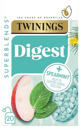 Twinings Superblends Digest Spearmint, Apple & Rooibios with Baobab 20 Tea Bags 35g