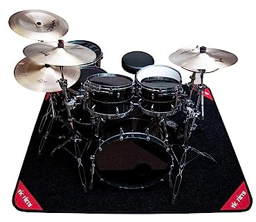 VIC FIRTH VICRUG1 Zubehör Schlagzeugmatte 1981 x 1624mm Schwarz