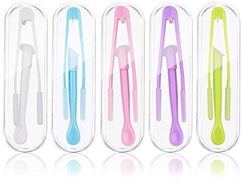 Jinlaili Pinzette per Lenti a Contatto, Pinzette e Ventosa Lenti Contatto, Inseritore per Lenti Contatto, Ventosa Silicone,Strumenti di Rimozione Lenti Contatto per Viaggi Attività all'Aperto