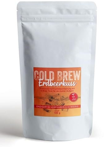Cold Brew Erdbeerkuss Früchteteemischung mit Erdbeer-Note, 100g in Cha Cult - Qualität