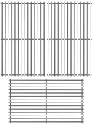 STCNADCR Grillroste aus Edelstahl, 44,5 cm, Ersatzteile für Master Forge 3218LT, 3218LTM, 3218LTN, DG0576CC, E3518-LP, L3218; für Kenmore 148.16156210, 148.16371100