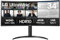LG Electronics Curved UltraWide Monitor 34WR55QK, 34 inch, 1440p, 100Hz, 5ms Response Time, VA Panel, Smart Energy Saving, USB-C (65W Power Delivery), Displayport, HDMI