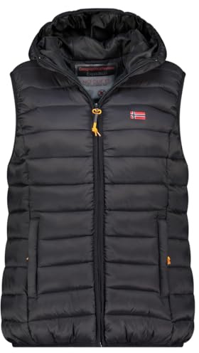 Geographical Norway Vatikolorama_Lady_Hood Chaleco Mujer, Negro, XL