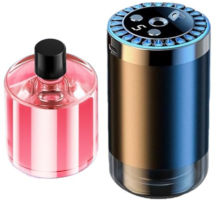 Diffuseur de parfum pour voiture | Machine parfumée USB intelligente, humidificateur décoratif avec projection lumière LED étoilée à 7 couleurs pour espaces pour animaux domestiques, maison, jardin