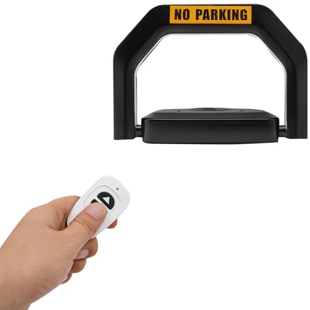 SuhoFutus Parkplatzsperre Fernbedienung Elektronische Private, IP67 Wasserdicht, FAutomatisches Toralarm-Tool, Verstellbar für Privatparkplätze, Einkaufszentren