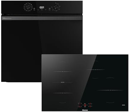 Hisense Hi2 HIPK2PBN80IND Built In Electric Single Oven and Induction Hob Pack - Black - A+ Rated