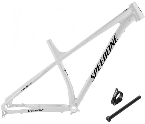 Hardtail MTB-ram 27,5/29Er XC mountainbike ram aluminiumlegering ram skivbroms boost genom axel 12 x 148 mm vit, L