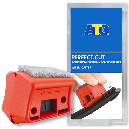 ATG® Wiper Blade Restorer & Cutter Tool – Revive Streak-Free Windscreen – Universal Trimmer for Rubber Edges – Quick DIY Fix in Minutes – Compact, Durable, Glovebox Essential