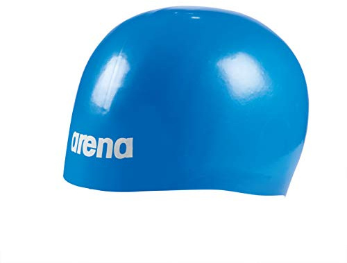 Arena Cuffia da nuoto unisex Molded Pro II USA per adulti, comoda, aderente, per allenamento in piscina e corsa, accessorio per nuoto, colore reale, taglia unica