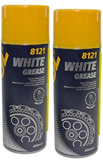 900 ml Kettenspray Kette Ketten Spray MANNOL White Grease Sprühfett Schmierfett