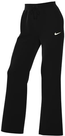 Nike Full Length Pant W NSW Phnx FLC HR Pant Wide, Black/Sail, DQ5615-010, 2XL