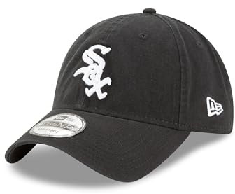 New Era Chicago White Sox MLB Core Classic Schwarz Verstellbare 9Twenty Cap - One-Size