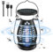 Lampe Anti Moustique, Piege à Moustique Electrique 4200V Bug Zapper Solaire Suspendre Tue Mouche Interieur Électrique Lampe Moustique Étanche Piege a Mouche Extérieur pour Chambre Jardin Camping