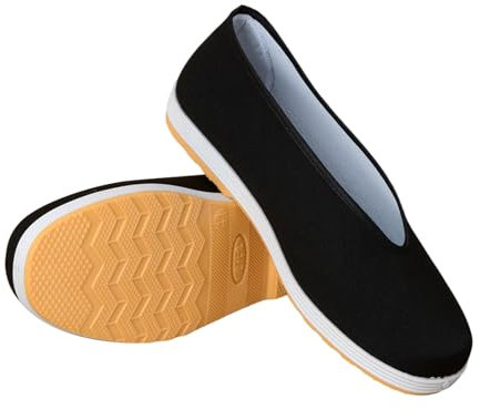 Xalteafe Kung Fu Slippers,tai-chi Martial Arts Shoes,Martial Arts Kung Fu Tai Chi Canvas Shoes,Traditional Chinese Old Beijing Kung Fu Shoes,Old Beijing Tai Chi Shoes,Martial Arts Kung Fu Shoes