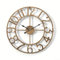 Horloge murale décorative pour extérieur avec touche vintage, parfaite pour les terrasses et les jardins, 34 cm/40 cm (A)