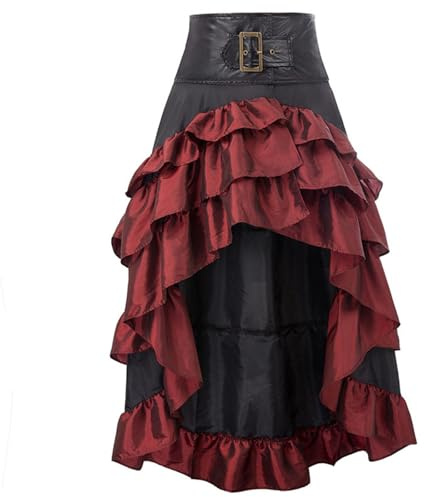 Générique costumes de pirate médiévale pour femme - Avec corset de pirate - jupe - Costume de carnaval pour Halloween, carnaval, cosplay